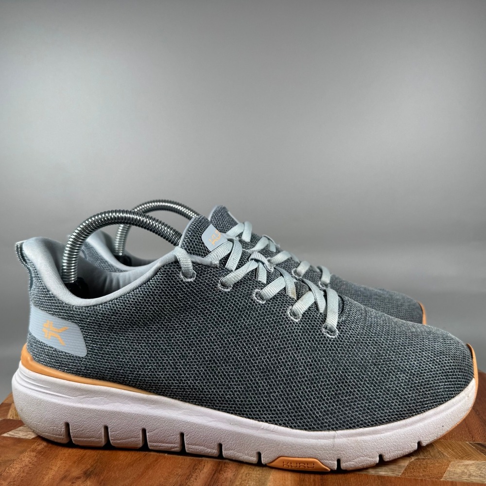 KURU Kinetic Women 9.5 Medium Gray Mesh Orthopedic Walking Sneakers 20990295